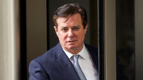 Manafort today was ordered into custody after a federal judge revoked his house arrest, citing newly filed obstruction of justice charges. Picture: AP