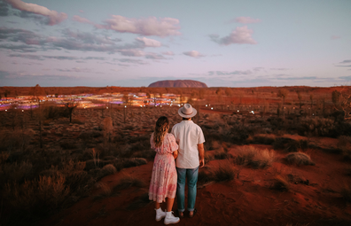 Sunset at Uluru