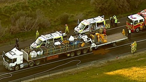 Wallan truck crash