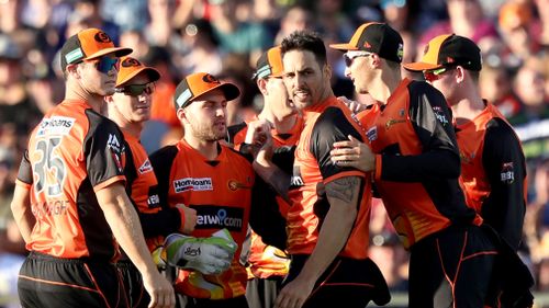 The Scorchers sit atop the BBL ladder. (AAP)