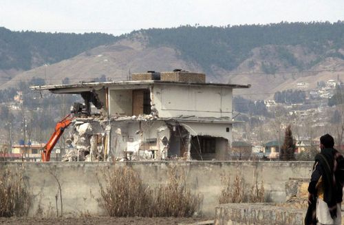 A file photo of the Pakistan compound where Osama bin Laden was killed during a daring US military raid in 2011.