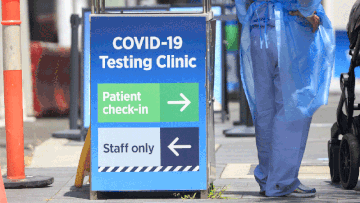 COVID-19 cases in NSW dipped slightly over the weekend, which is quite common with lower testing numbers.