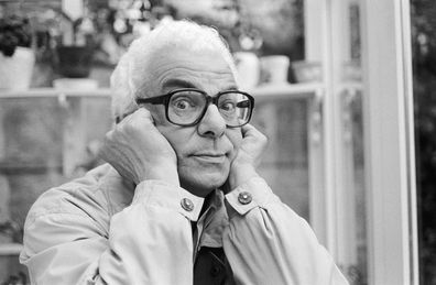 English comedian and TV and radio script-writer Barry Cryer, circa 1990. 
