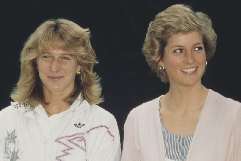 Princess Diana and Steffi Graf