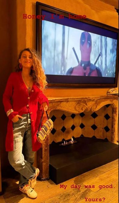 Blake Lively trolled Ryan Reynolds back after he asked where his wife went during the Super Bowl