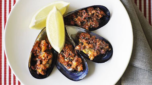 Stuffed mussels