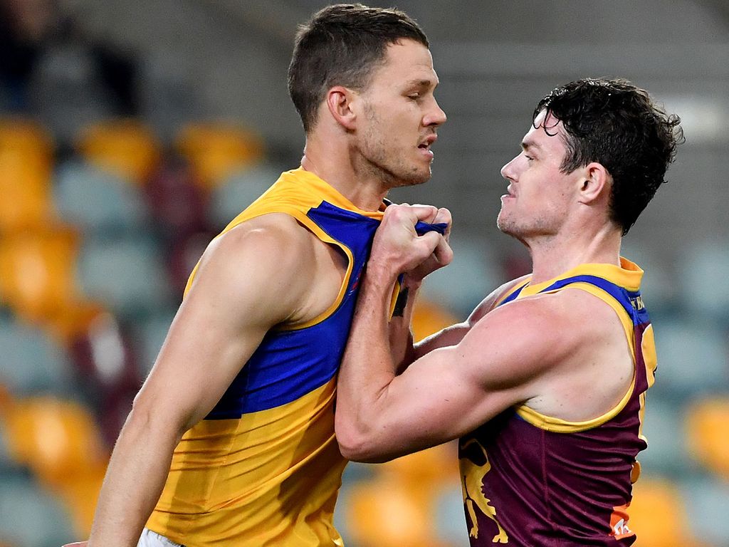 Afl Brisbane Lions Vs West Coast Eagles Liam Duggan Dumped In Dangerous Tackle By Zac Bailey