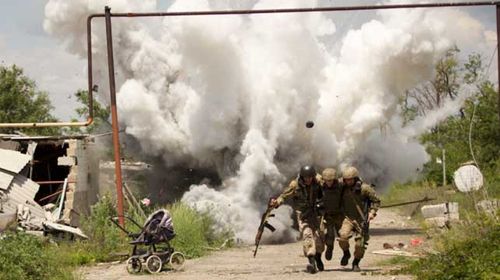 Viral Ukraine combat photo dubbed a fake