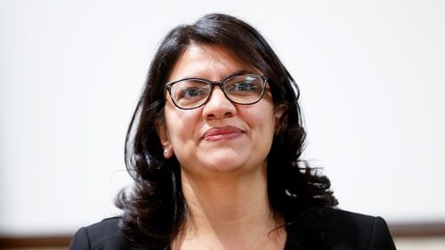 Newly elected Rep Rashida Tlaib of Michigan has riled up a supportive crowd that evening by calling the president a profanity and predicting that he will be removed from office.