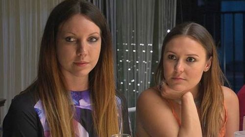 Chloe and Kelly during their time on My Kitchen Rules 2014. (supplied)