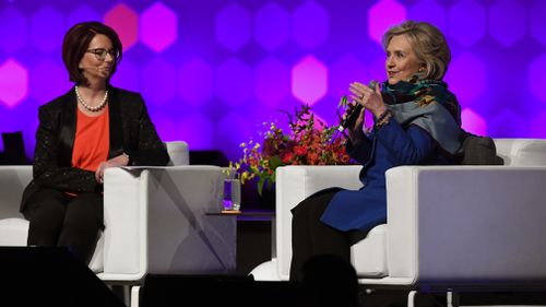 Hillary Clinton say Australia must 'stand up' to China. (AAP)