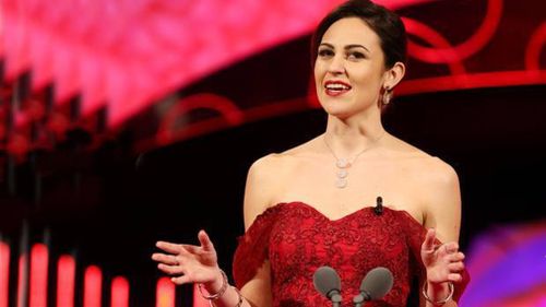 As the 2016 'Sydney Rose' in Ireland's renowned Rose of Tralee event, Brianna Parkins declared it would be her "dream" to see a referendum on abortion rights in the country. Picture: RTE.