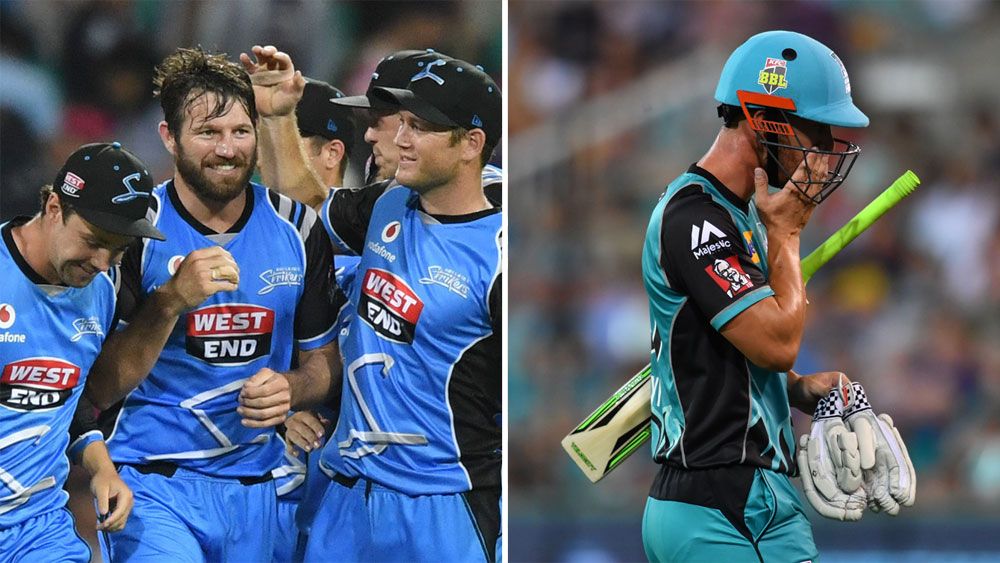 Adelaide Strikers thrash Brisbane Heat on New Years Eve to top Big Bash League competition