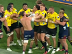 Things get wild in New Zealand rugby derby