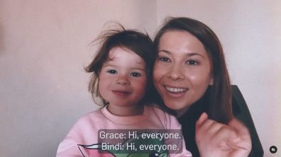 Bindi Irwin with daughter Grace Warrior Irwin Powell, opening up about endometriosis struggle