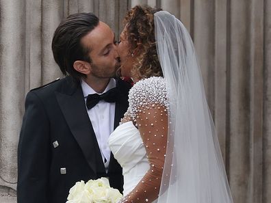 LONDON, UK - July 5: Mel B married in St Paul's Cathedral on July 5, 2025 in London, UK. (Neil Mokoford/GC Photograph)
