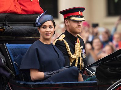 Harry and Meghan trooping the colour 2019