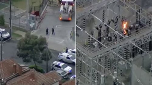 Authorities are at the Richmond substation. (9NEWS)