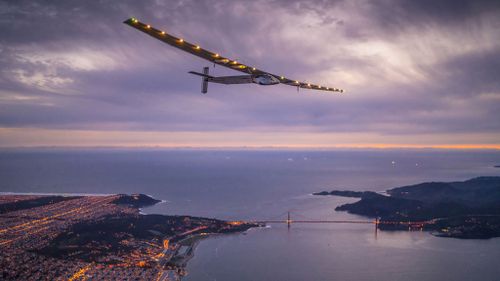Solar-powered plane successfully lands after epic 62-hour flight across the Pacific