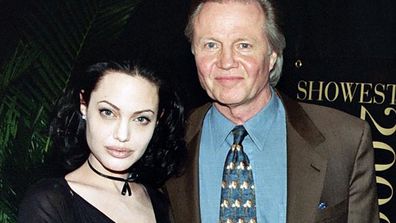 Angelina Jolie had a strained relationship with her actor father Jon Voight after her parents split when she was young. She dropped her dad's last name early on in her career, opting for her mother's maiden name, Jolie. Ange refused to speak to Jon for six years after he said during a 2002 interview that he believed his daughter had "serious mental problems". The pair have since reconciled, and Jon is now a doting grandfather to Angelina's six kids.