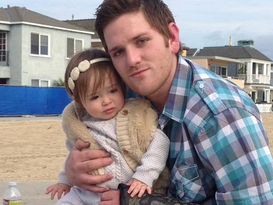 Josh Waring with his daughter, Kennedy.