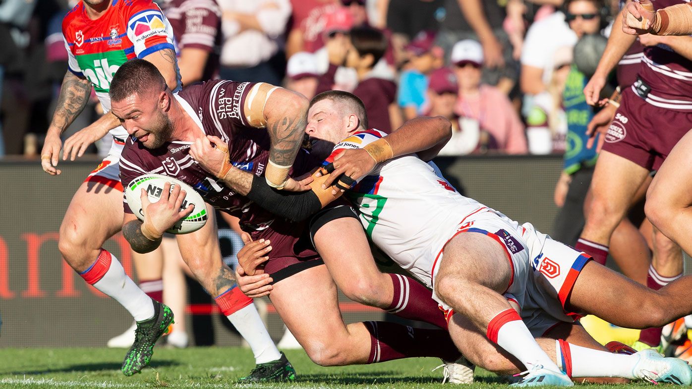 NRL: Rampant Manly pile further misery on Knights' finals hopes