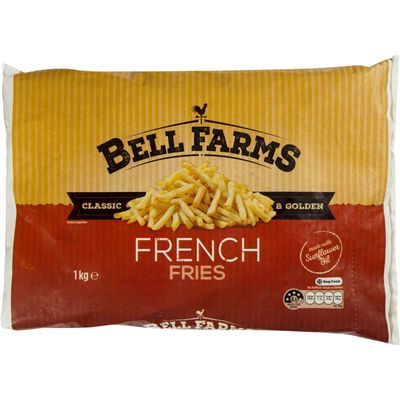 Bell Farms Frozen Chips Steak Cut - 132 kcal
