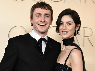 Paul Mescal and Gracie Abrams at the 98th Annual Oscars held at Dolby Theatre on March 15, 2026 in Hollywood, California. 