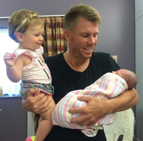 David and Candice Warner welcome baby daughter into world with name to match her sister