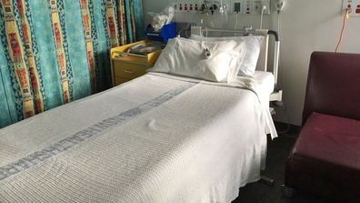 Stock photo of Sydney hospital bed.