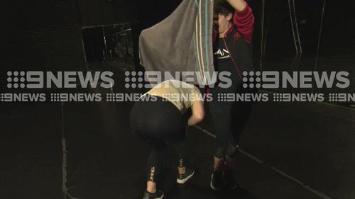 Georgia Lear was the victim of an unfortunate wardrobe malfunction while more than a billion people were watching earlier this week. (9NEWS)