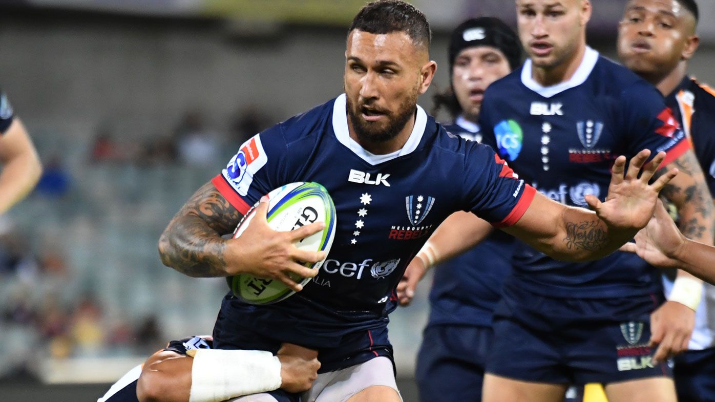 Quade Cooper's Super Rugby Melbourne Rebels debut earns praise