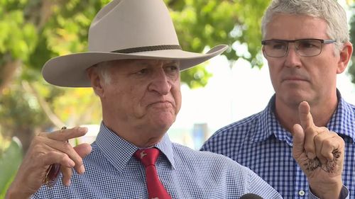 Federal MP Bob Katter says he supports his senator's maiden speech to Parliament '1000 percent'.