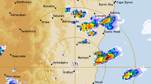 Severe storm warning cancelled in NSW and ACT following down pour of golf-ball-sized hail