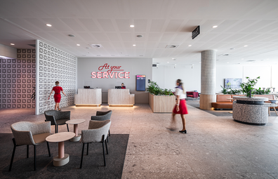 Virgin Australia Adelaide lounge