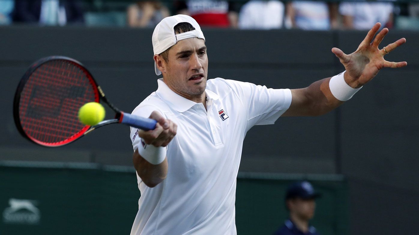 Kevin Anderson vs John Isner, Wimbledon 2018 semi-final Kevin Anderson vs John Isner, Wimbledon 2018 semi-final
