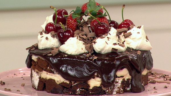 Black forest trifle cake