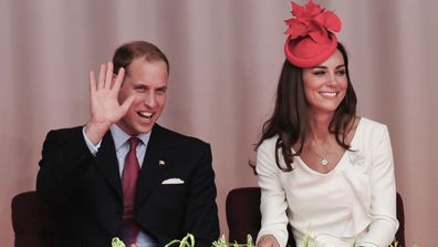 Prince William, Duke of Cambridge and Catherine, Duchess of Cambridge arrive at Parliament Hill for Canada Day Noon Show Celebrations on July 1, 2011 in Ottawa, Canada