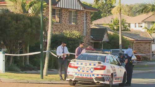 Scene of the crime where a man bludgeoned his brother to death with a spanner in Brisbane.