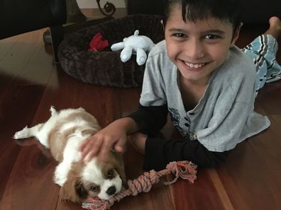 Pennie and son Addison