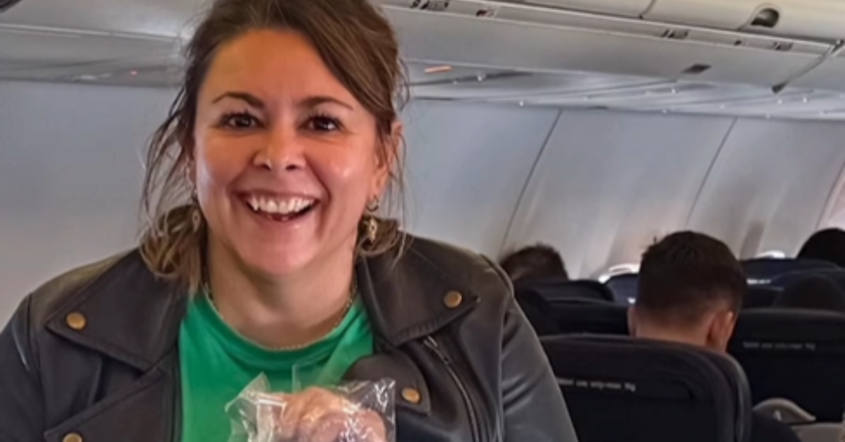Woman busted during cheeky act on Qantas flight: 'A little bit of fun'