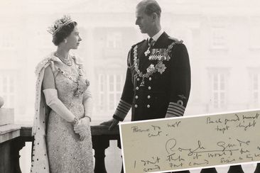 Among items in The King&#x27;s Gallery exhibition is a photo proof of Queen Elizabeth II and Prince Philip by Antony Armstrong-Jones, Lord Snowdon, with handwritten instructions from 1958.