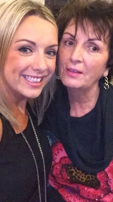 Louise McCann with her late mum Catherine McCann