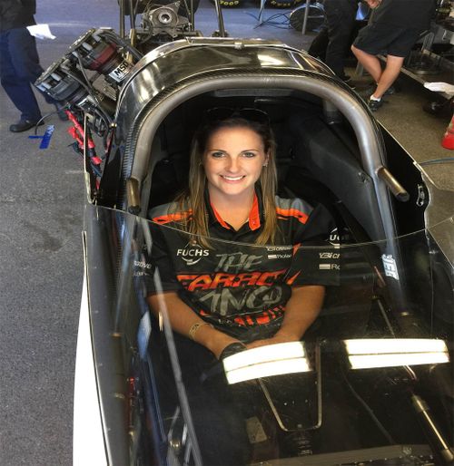 Bettes hit speeds of nearly 500km/h when setting her record. (Supplied)