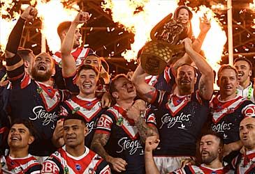 How many NSWRL and NRL premierships have the Sydney Roosters won?