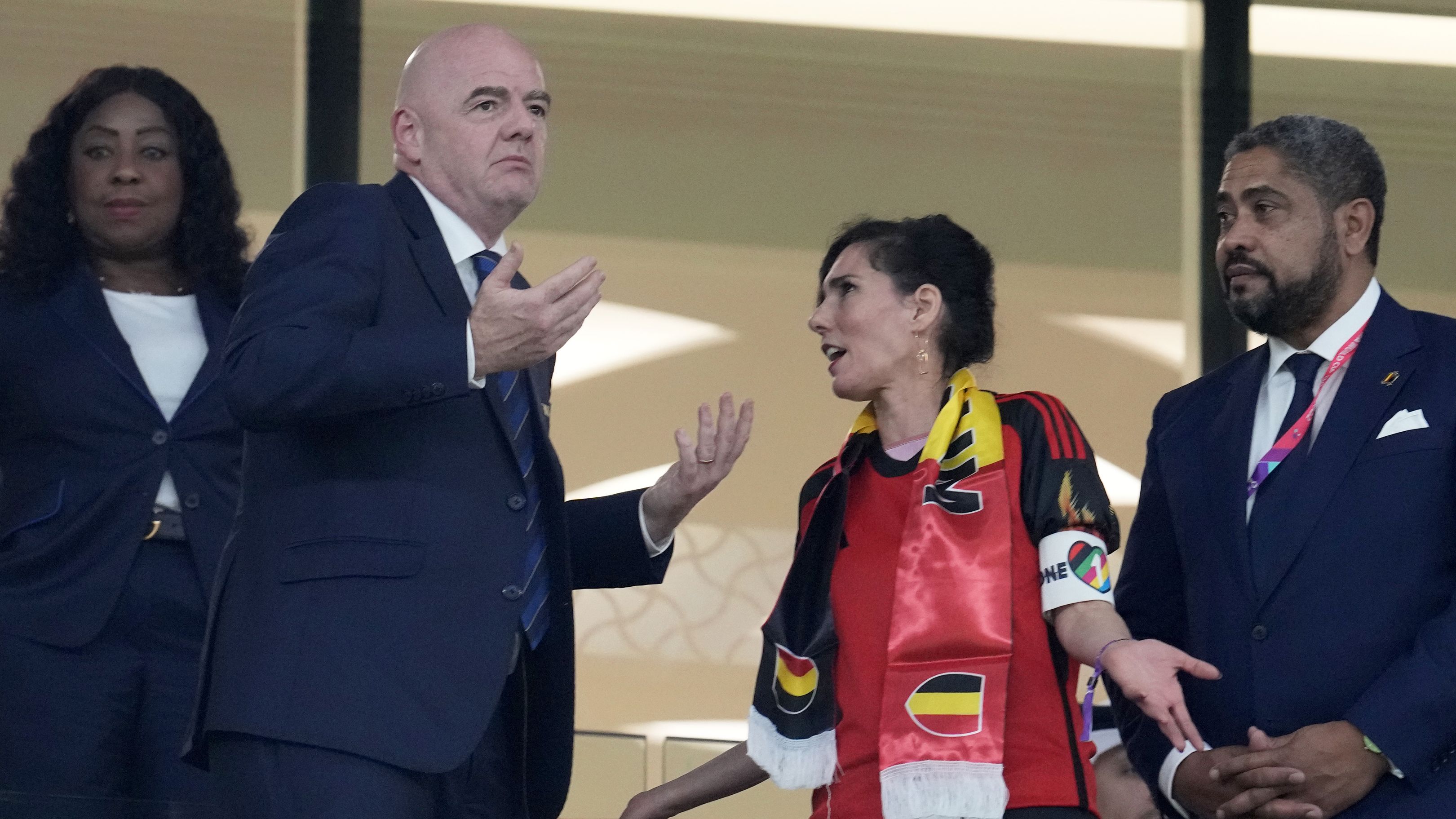 World Cup: FIFA force Belgium to change away kit amid OneLove