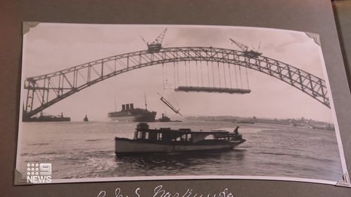 Historians are looking to find the woman who documented the building of Sydney Harbour Bridge.