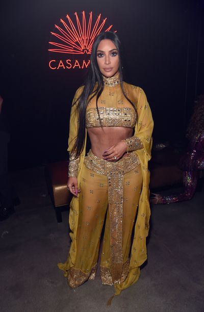 Kim Kardashian attends Casamigos Halloween Party on October 27, 2017