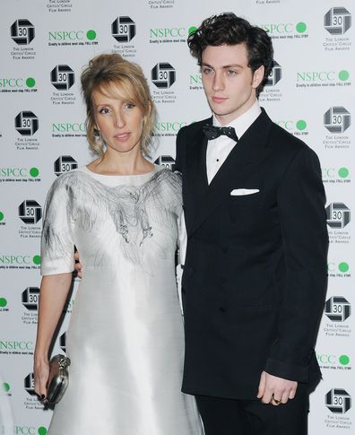 Sam and Aaron Taylor-Johnson in 2010
