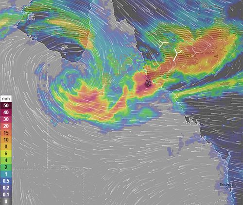 Queensland Floods Weather Map